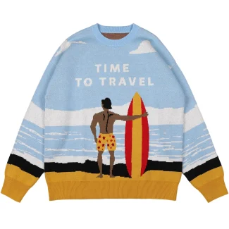 Men Sweater Pullover Knitwear Casual Streetwear Long Sleeve Cotton Crew Neck Knit Jumper Winter Sweater Men