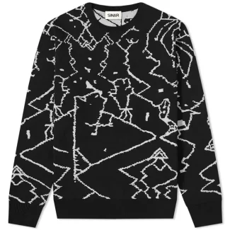 Men Sweater Long Sleeve Jacquard Pullover Knitted Men Winter Contton Knitwear Sweaters Men